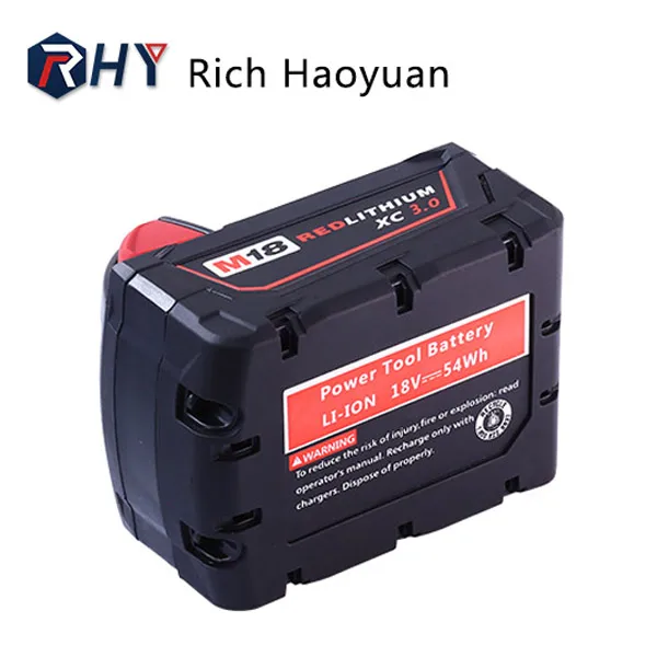 Replacement 18V Lithium-ion Battery Pack For Milwaukee M18