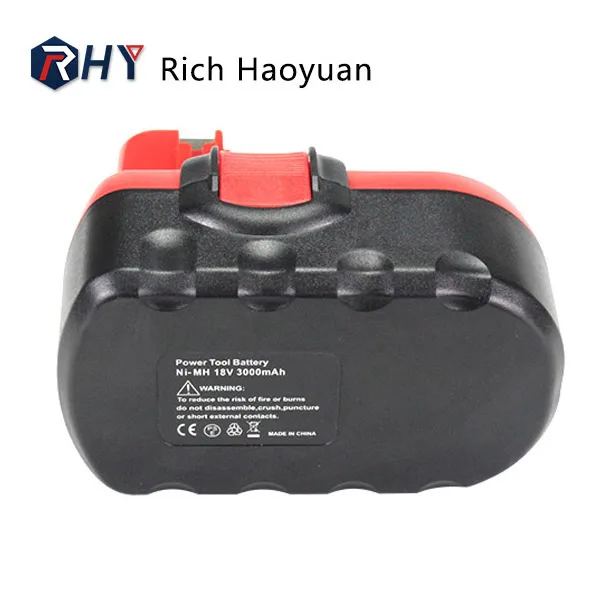 18V 3.0Ah Ni-MH Power Tool Battery Replacement For Bosch BAT025